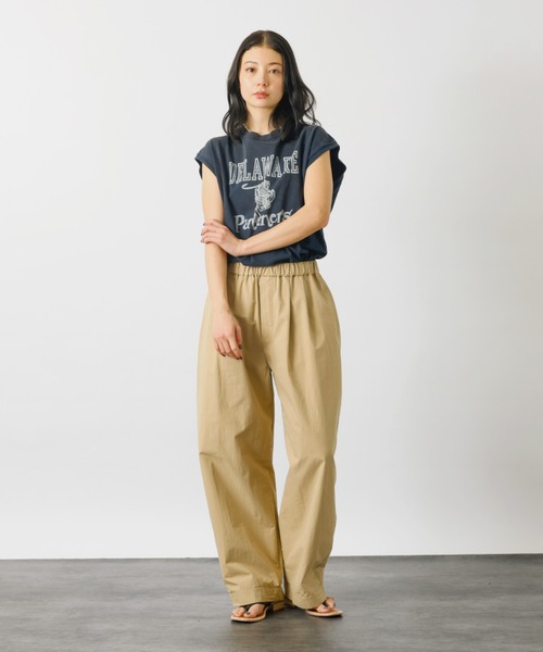 MICA&DEAL（マイカ＆ディール）の「【MICA&DEAL /マイカアンドディール】コットンイージーパンツ【WEB限定】（その他パンツ・レディース・ベージュ/オフホワイト・フリー）」の13枚目の写真