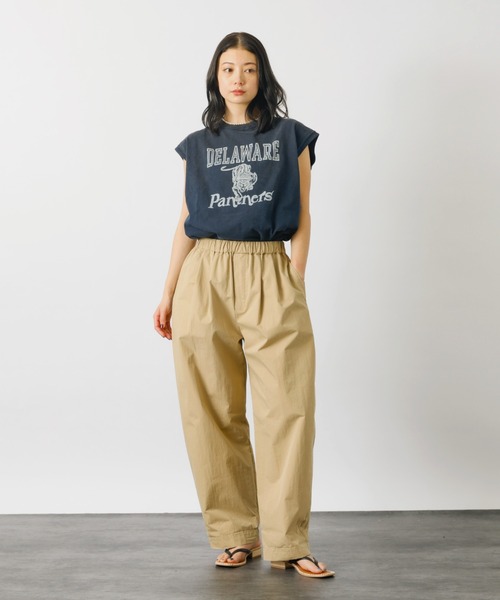 MICA&DEAL（マイカ＆ディール）の「【MICA&DEAL /マイカアンドディール】コットンイージーパンツ【WEB限定】（その他パンツ・レディース・ベージュ/オフホワイト・フリー）」の14枚目の写真