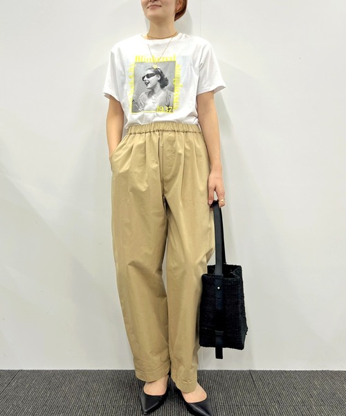 MICA&DEAL（マイカ＆ディール）の「【MICA&DEAL /マイカアンドディール】コットンイージーパンツ【WEB限定】（その他パンツ・レディース・ベージュ/オフホワイト・フリー）」の16枚目の写真