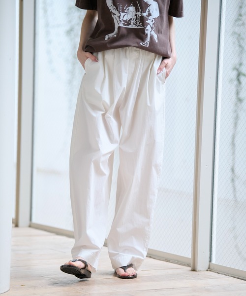 MICA&DEAL（マイカ＆ディール）の「【MICA&DEAL /マイカアンドディール】コットンイージーパンツ【WEB限定】（その他パンツ・レディース・ベージュ/オフホワイト・フリー）」の19枚目の写真