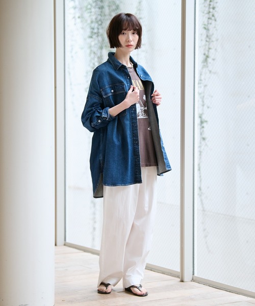 MICA&DEAL（マイカ＆ディール）の「【MICA&DEAL /マイカアンドディール】コットンイージーパンツ【WEB限定】（その他パンツ・レディース・ベージュ/オフホワイト・フリー）」の22枚目の写真