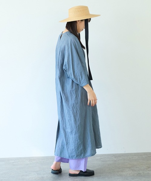 yuni(ユニ )の「バックVネック ワンピース(ワンピース・レディース・ネイビー/ブラック/グリーン/その他/ブラウン・FREE)」の20枚目の写真