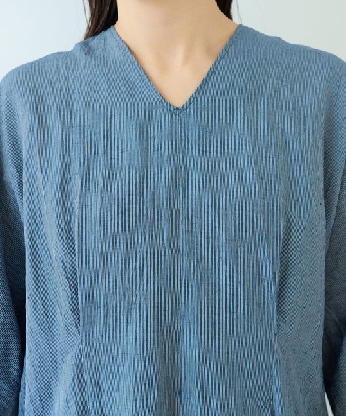 yuni(ユニ )の「バックVネック ワンピース(ワンピース・レディース・ネイビー/ブラック/グリーン/その他/ブラウン・FREE)」の14枚目の写真