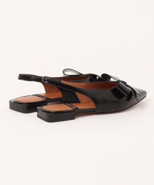 ANGEL ALARCON(アンヘルアラルコン)の「【ANGEL ALARCON】ポインテッドトウローヒールリボンパンプス(D51304)(パンプス・レディース・ブラック/ベージュ・36/37/38/39/35)」の3枚目の写真