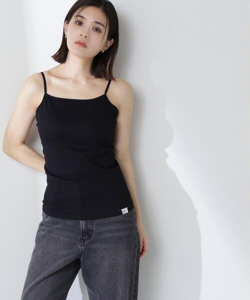 NATURAL BEAUTY BASIC(ナチュラルビューティーベーシック)の「◇【Oggi掲載】カップインバックシャンキャミソール(キャミソール・レディース・ブラウン/オフホワイト/ブラック・MEDIUM/SMALL)」の8枚目の写真