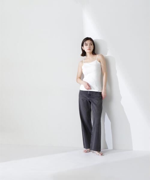 NATURAL BEAUTY BASIC(ナチュラルビューティーベーシック)の「◇【Oggi掲載】カップインバックシャンキャミソール(キャミソール・レディース・ブラウン/オフホワイト/ブラック・MEDIUM/SMALL)」の16枚目の写真