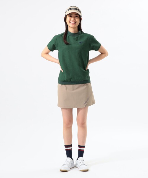 WOMEN〉ORANGE LABEL / ドットエア（R）モックネックシャツ（Tシャツ