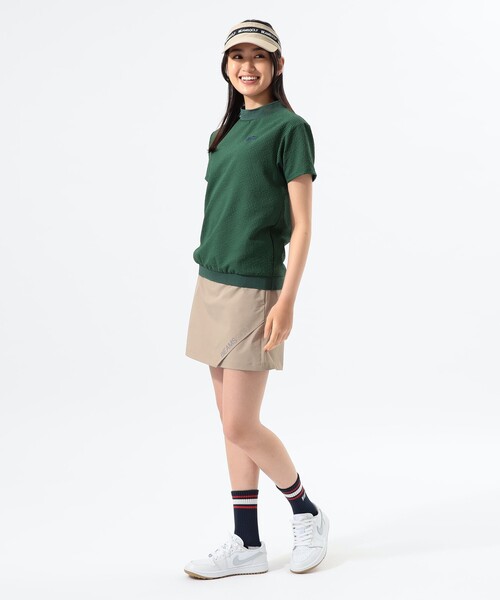 BEAMS GOLF(ビームスゴルフ)の「〈WOMEN〉ORANGE LABEL / ドットエア(R)モックネックシャツ(Tシャツ/カットソー・レディース・グリーン/ネイビー/その他・SMALL/MEDIUM/LARGE)」の5枚目の写真