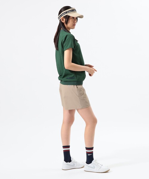 BEAMS GOLF(ビームスゴルフ)の「〈WOMEN〉ORANGE LABEL / ドットエア(R)モックネックシャツ(Tシャツ/カットソー・レディース・グリーン/ネイビー/その他・SMALL/MEDIUM/LARGE)」の6枚目の写真