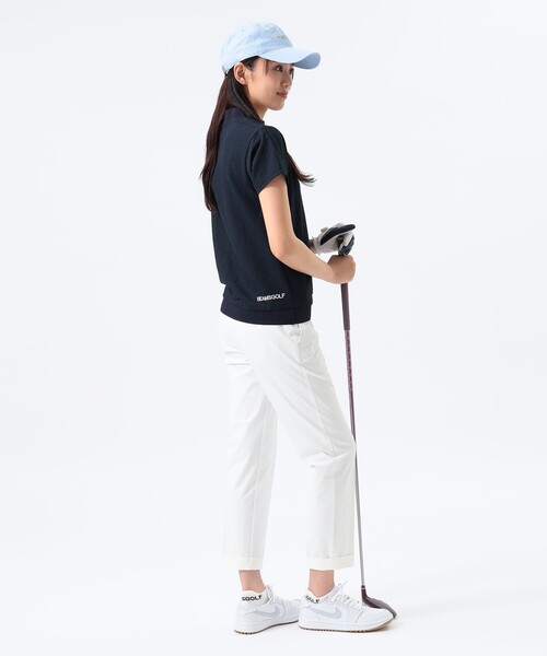 BEAMS GOLF(ビームスゴルフ)の「〈WOMEN〉ORANGE LABEL / ドットエア(R)モックネックシャツ(Tシャツ/カットソー・レディース・グリーン/ネイビー/その他・SMALL/MEDIUM/LARGE)」の9枚目の写真