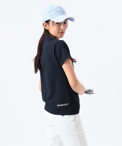 BEAMS GOLF(ビームスゴルフ)の「〈WOMEN〉ORANGE LABEL / ドットエア(R)モックネックシャツ(Tシャツ/カットソー・レディース・グリーン/ネイビー/その他・SMALL/MEDIUM/LARGE)」の11枚目の写真