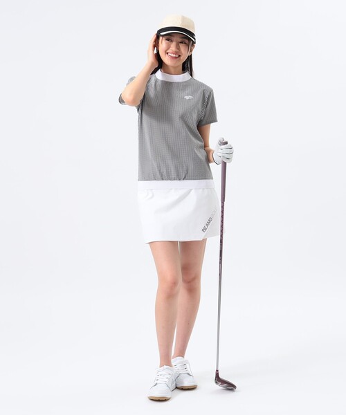 BEAMS GOLF(ビームスゴルフ)の「〈WOMEN〉ORANGE LABEL / ドットエア(R)モックネックシャツ(Tシャツ/カットソー・レディース・グリーン/ネイビー/その他・SMALL/MEDIUM/LARGE)」の12枚目の写真