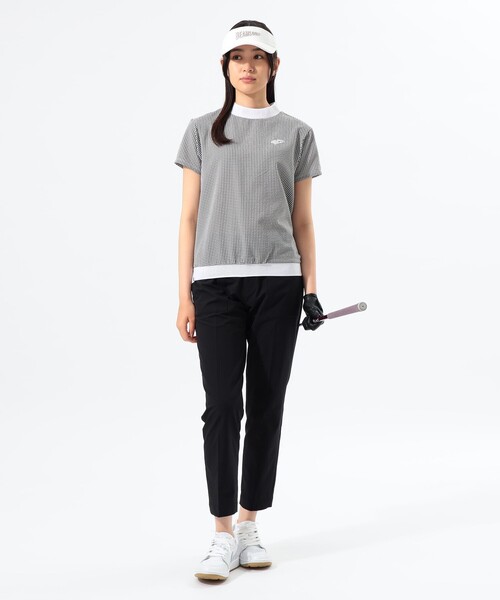 BEAMS GOLF(ビームスゴルフ)の「〈WOMEN〉ORANGE LABEL / ドットエア(R)モックネックシャツ(Tシャツ/カットソー・レディース・グリーン/ネイビー/その他・SMALL/MEDIUM/LARGE)」の13枚目の写真