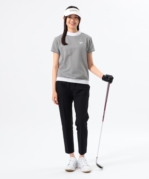 BEAMS GOLF(ビームスゴルフ)の「〈WOMEN〉ORANGE LABEL / ドットエア(R)モックネックシャツ(Tシャツ/カットソー・レディース・グリーン/ネイビー/その他・SMALL/MEDIUM/LARGE)」の14枚目の写真