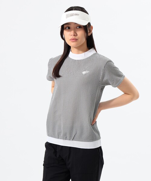 BEAMS GOLF(ビームスゴルフ)の「〈WOMEN〉ORANGE LABEL / ドットエア(R)モックネックシャツ(Tシャツ/カットソー・レディース・グリーン/ネイビー/その他・SMALL/MEDIUM/LARGE)」の16枚目の写真