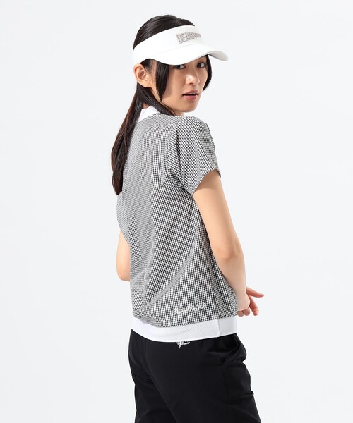 BEAMS GOLF(ビームスゴルフ)の「〈WOMEN〉ORANGE LABEL / ドットエア(R)モックネックシャツ(Tシャツ/カットソー・レディース・グリーン/ネイビー/その他・SMALL/MEDIUM/LARGE)」の17枚目の写真