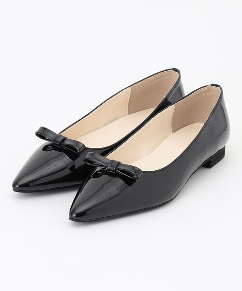 組曲（クミキョク）の「ポインテッドリボンパンプス（パンプス・レディース・ブラック系/サックスブルー系・SMALL/MEDIUM/LARGE）」の15枚目の写真