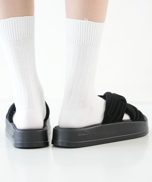 PUMA（プーマ）の「PUMA/プーマ リードキャット プラットフォーム 400340（サンダル・レディース・ブラック・25.0cm/24.0cm/23.0cm）」の8枚目の写真