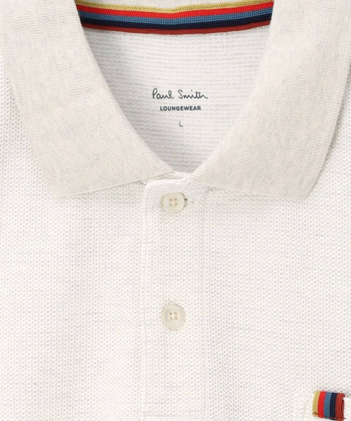 Paul Smith（ポールスミス）の「【ラウンジウェア】“Traveller” ポロシャツ【853248 7372】（ポロシャツ・メンズ・オフホワイト/ブラック/ネイビー/ベージュ/グリーン・MEDIUM/LARGE）」の6枚目の写真