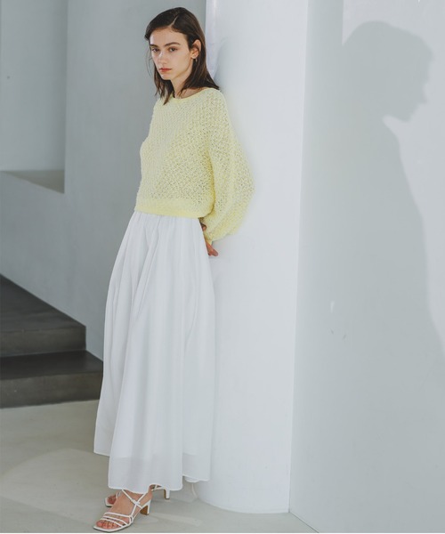 セール】シアーフレアースカート≪洗濯機で洗える≫（スカート