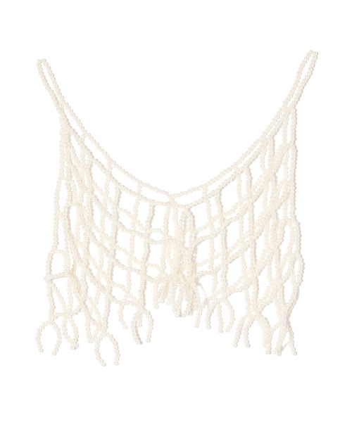 DURAS(デュラス)の「パールビスチェ(キャミソール・レディース・ホワイト・FREE)」の6枚目の写真