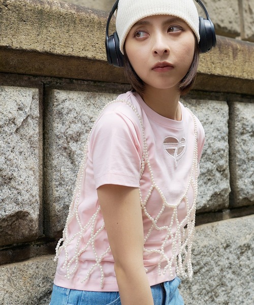 DURAS(デュラス)の「パールビスチェ(キャミソール・レディース・ホワイト・FREE)」の3枚目の写真