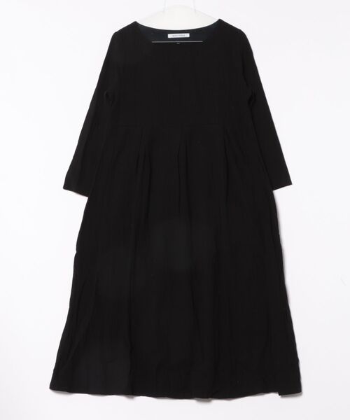 BLANC FICELLE(ブランフィセル)の「ルーズシルエット ロングワンピース(ワンピース・レディース・ブラック/ナチュラル/ネイビー/カーキ・S/M/L)」の19枚目の写真