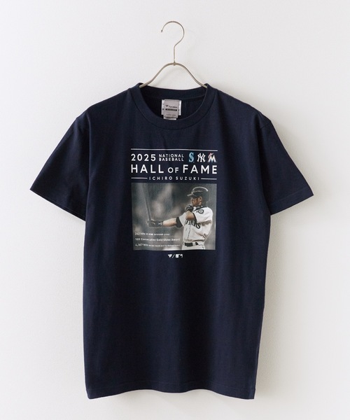 イチロー　記念TシャツM 楽天市場】イチロー 野球殿堂入り記念 ヤンキース ネーム＆背