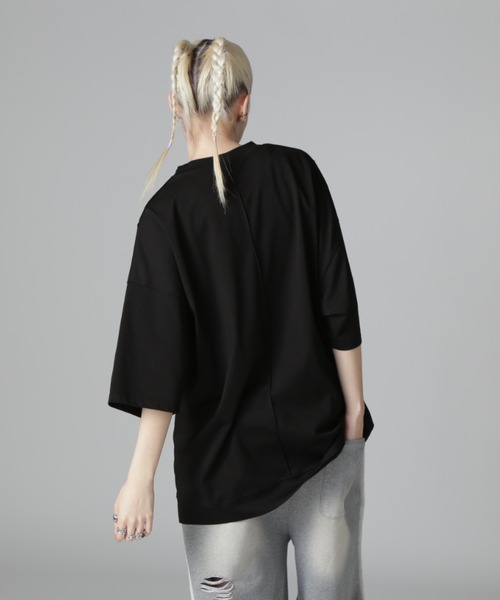 DANKE SCHON(ダンケシェーン)の「【WEB&DEPOT限定】DankeSchon/ダンケシェーン/16OE S/S TEE LOGO(Tシャツ/カットソー・レディース・ホワイト/ブラック・L/M/S)」の18枚目の写真