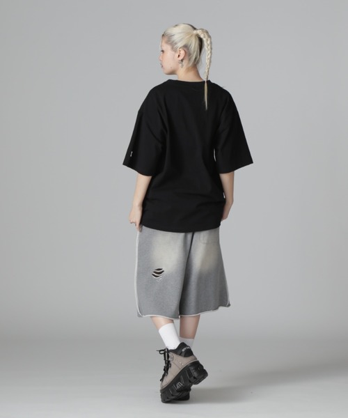 DANKE SCHON(ダンケシェーン)の「【WEB&DEPOT限定】DankeSchon/ダンケシェーン/16OE S/S TEE LOGO(Tシャツ/カットソー・レディース・ホワイト/ブラック・L/M/S)」の22枚目の写真