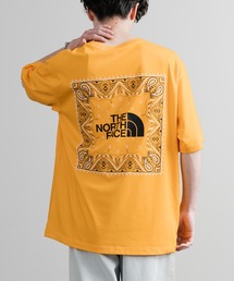 THE NORTH FACE ザ・ノースフェイス M'S BANDANA S/S R/TEE ルーズフィットバンダナ柄スクエアプリント半袖Tシャツ