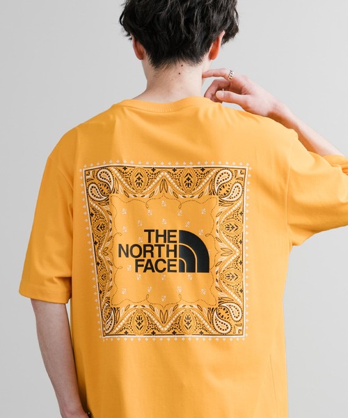 THE NORTH FACE（ザノースフェイス）の「THE NORTH FACE ザ・ノースフェイス M'S BANDANA S/S R/TEE ルーズフィットバンダナ柄スクエアプリント半袖Tシャツ（Tシャツ/カットソー・メンズ・ベージュ/ピンク/ホワイト/ブラック/グレー/オレンジ・S/M/L/XL/XXL）」の11枚目の写真