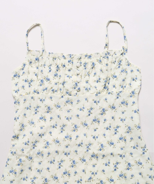 PHILLY（フィリー）の「【PHILLY】フラワーワッシャーキャミワンピース（ワンピース・レディース・ブラック/アイボリー・FREE）」の20枚目の写真