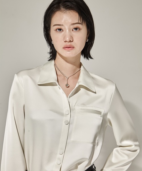 Soierie/ソワリー】Pome ballchain necklace/ボールチェーンネックレス