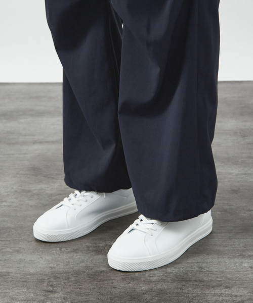 ABAHOUSE（アバハウス）の「【セットアップ対応】 ウーブン ドライ パラシュートパンツ / ワイドパンツ / 裾調整可能（その他パンツ・メンズ・ネイビー/グレー・46/48）」の10枚目の写真