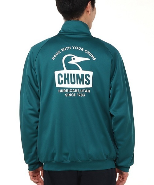 CHUMS（チャムス）の「CHUMS/チャムス トラックジャケット バックプリント CH04-1451（その他アウター・メンズ・ネイビー/ブルーグリーン/ブラック/オフホワイト・M/L/XL）」の4枚目の写真