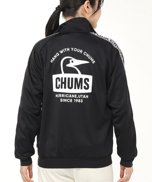CHUMS（チャムス）の「CHUMS/チャムス トラックジャケット バックプリント CH04-1451（その他アウター・メンズ・ネイビー/ブルーグリーン/ブラック/オフホワイト・M/L/XL）」の2枚目の写真
