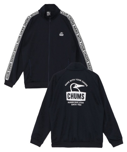CHUMS（チャムス）の「CHUMS/チャムス トラックジャケット バックプリント CH04-1451（その他アウター・メンズ・ネイビー/ブルーグリーン/ブラック/オフホワイト・M/L/XL）」の10枚目の写真