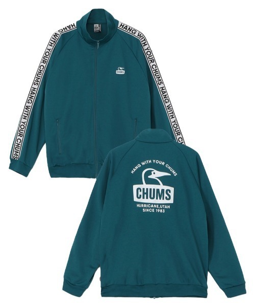CHUMS（チャムス）の「CHUMS/チャムス トラックジャケット バックプリント CH04-1451（その他アウター・メンズ・ネイビー/ブルーグリーン/ブラック/オフホワイト・M/L/XL）」の11枚目の写真