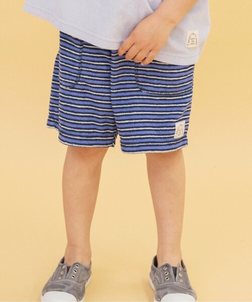 BREEZE（ブリーズ）の「【WEB限定/ジュニア対応】パイルハーフパンツ（その他パンツ・キッズ・サックスブルー/その他2/オレンジ/イエロー/ブルー・80/90/100/110/120/130/140）」の3枚目の写真