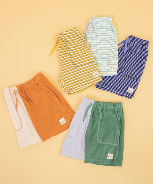 BREEZE（ブリーズ）の「【WEB限定/ジュニア対応】パイルハーフパンツ（その他パンツ・キッズ・サックスブルー/その他2/オレンジ/イエロー/ブルー・80/90/100/110/120/130/140）」の21枚目の写真