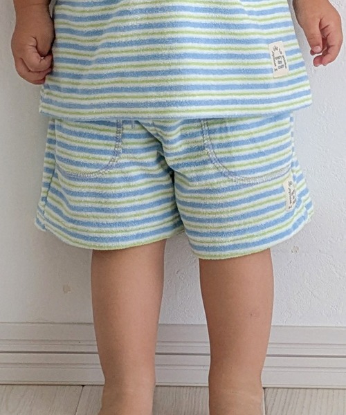 BREEZE（ブリーズ）の「【WEB限定/ジュニア対応】パイルハーフパンツ（その他パンツ・キッズ・サックスブルー/その他2/オレンジ/イエロー/ブルー・80/90/100/110/120/130/140）」の5枚目の写真