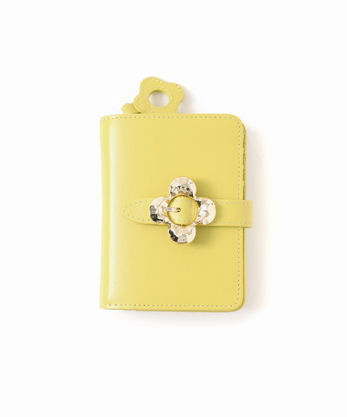 Spick & Span（スピックアンドスパン）の「《WEB限定追加》HASHIBAMI / ハシバミ  FLOWERバックル ウォレット（財布・レディース・イエロー/ブラウン・FREE）」の22枚目の写真
