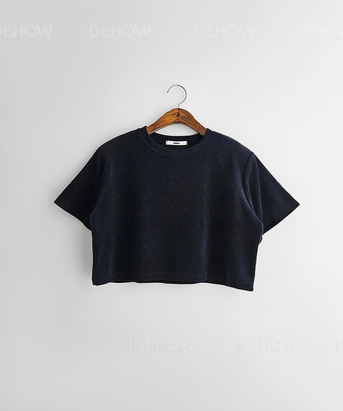 セットアップ クロップドTシャツ&ワイドイージーパンツ
