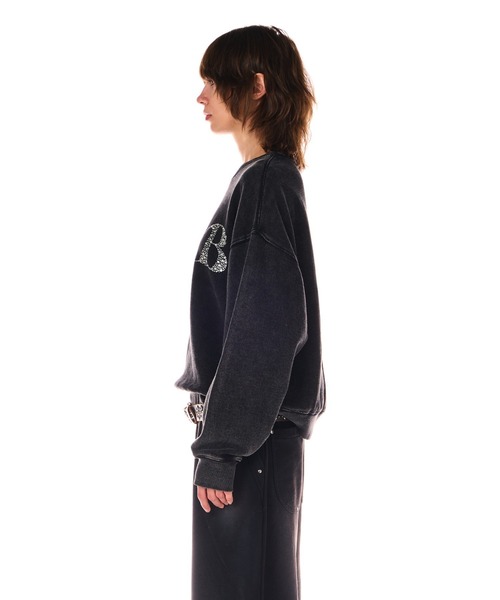 BEEDEN スウェット BEEDEN（ビーデン）の「RHINESTONE LOGO PARKER（スウェット
