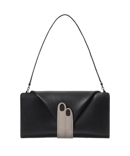 HIROKO HAYASHI(ヒロコハヤシ)の「LEO NECESSARIO(レオ ネチェサリオ)ショルダー付き長財布(財布・レディース・ブラック系4・00)」の1枚目の写真