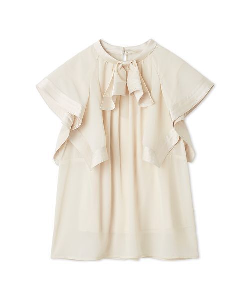 【新品】LILY BROWN ブラウス セール】スクエアスリーブラッフルブラウス（シャツ/ブラウス