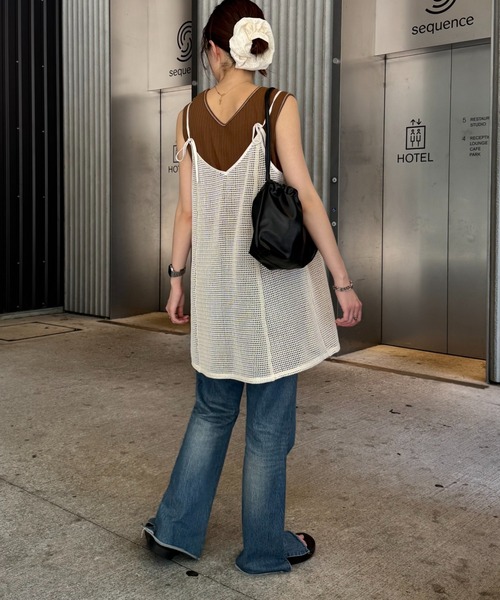 CIAOPANIC TYPY(チャオパニックティピー)の「柄アソートマルチウェイキャミチュニック(キャミソール・レディース・ブラック/オフホワイト/ホワイト/ブラウン/ホワイト系その他/ブラック系その他・ONE SIZE)」の20枚目の写真