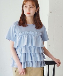 ティアードビスチェドッキングTシャツ