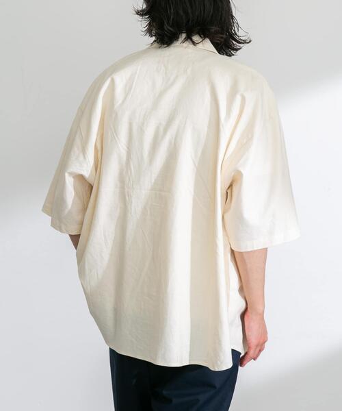 ARMY TWILL（アーミーツイル）の「ARMY TWILL　Cotton Linen Slab Shirts（シャツ/ブラウス・メンズ・ブルー/チャコールグレー/オレンジ/ホワイト系その他・SMALL/MEDIUM）」の6枚目の写真